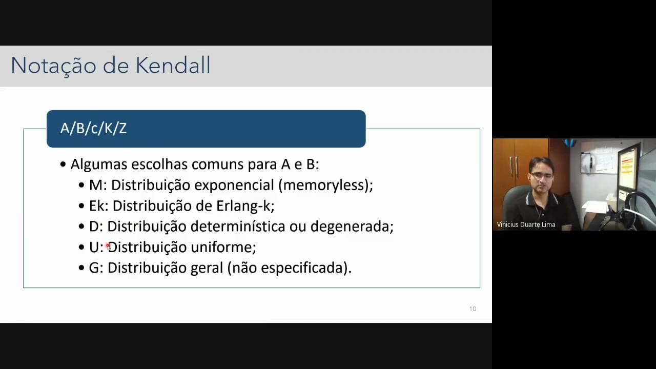 Teoria de Filas: Notação de Kendall