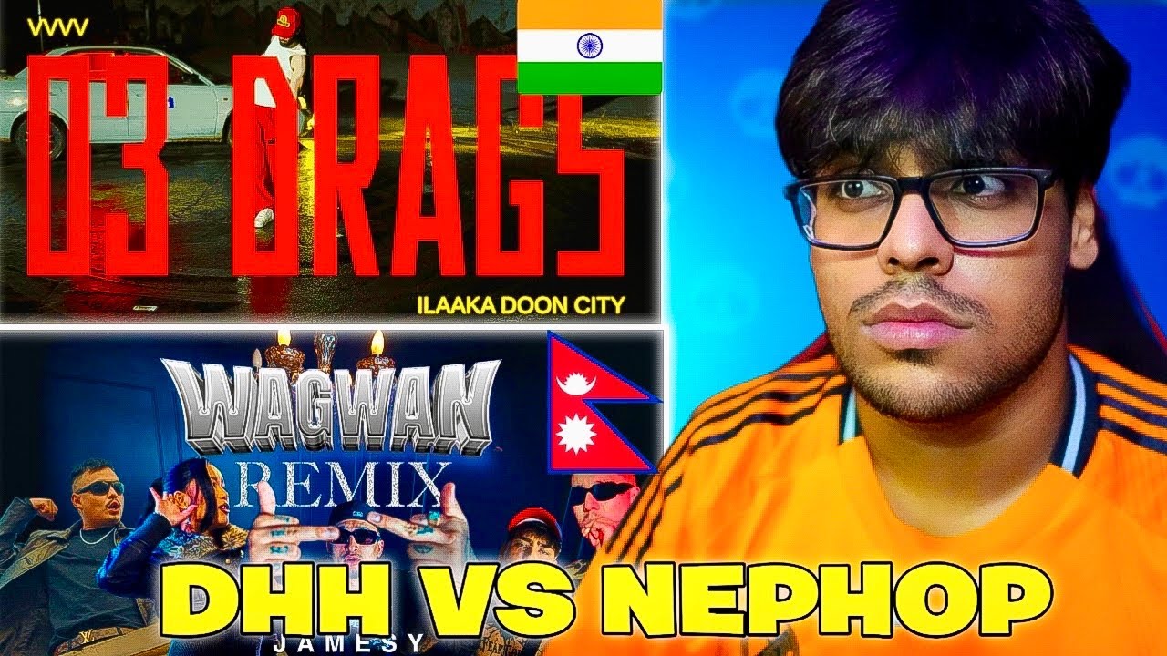 Nepali Rap vs Indian Rap 🔥 Wagwan Remix vs Vichaar Reaction