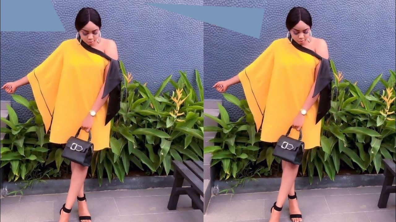 How to make an Asymmetrical One Shoulder dress || Cutting and Stitching