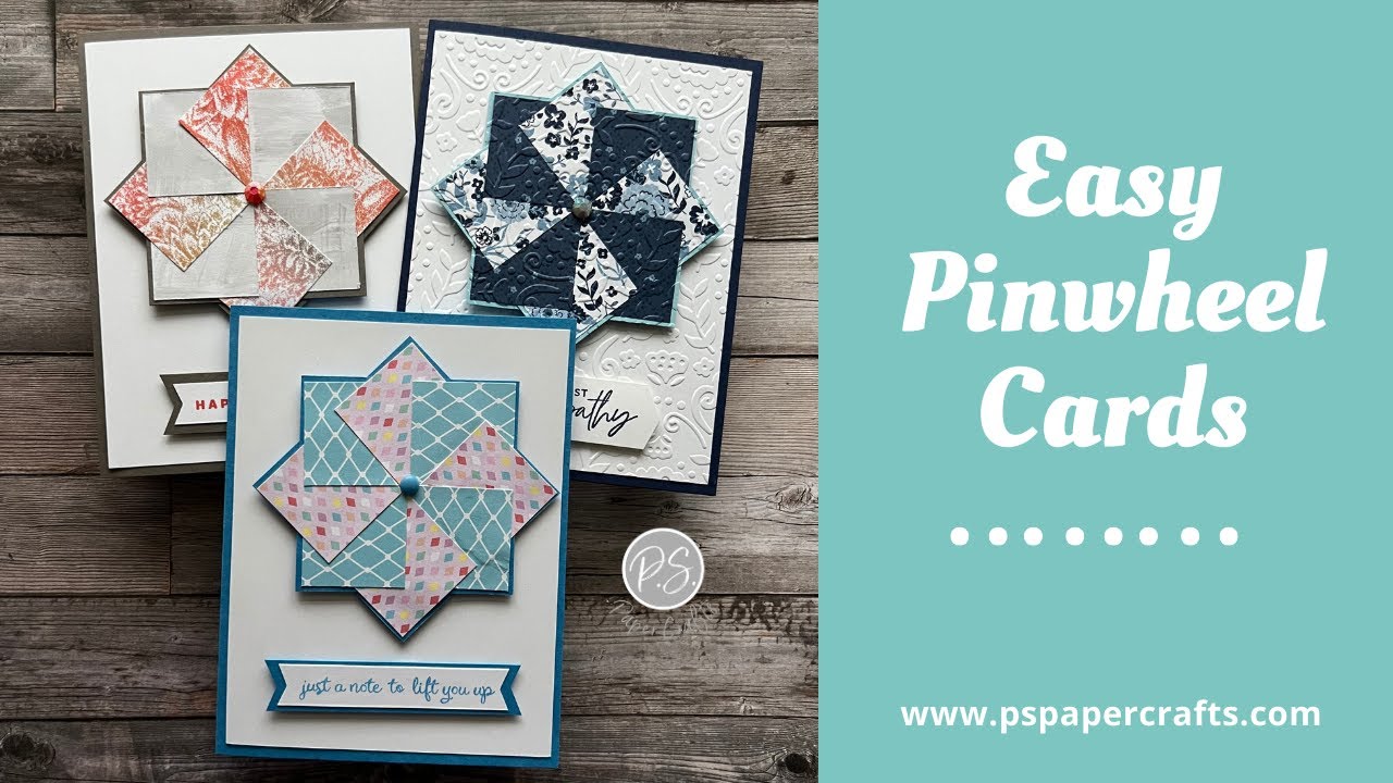 How to make Easy Pinwheel Cards