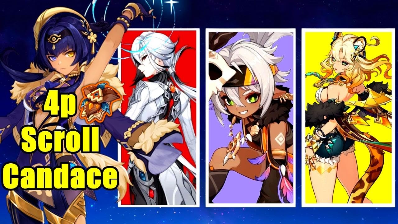 My Scroll Candace + Arlecchino Team Build | Genshin Impact