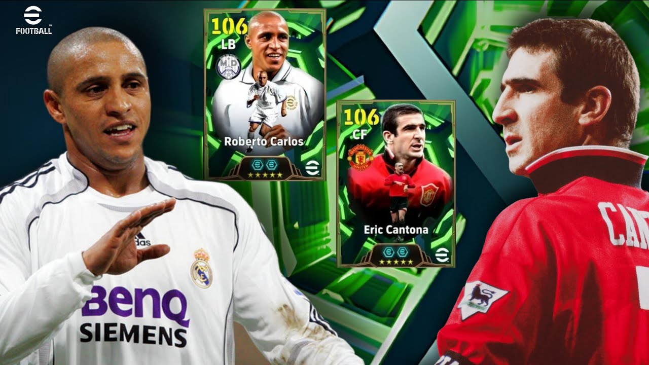 Review Epic Eric Cantona and Roberto Carlos Skills and Goals eFootball™ 2026 
