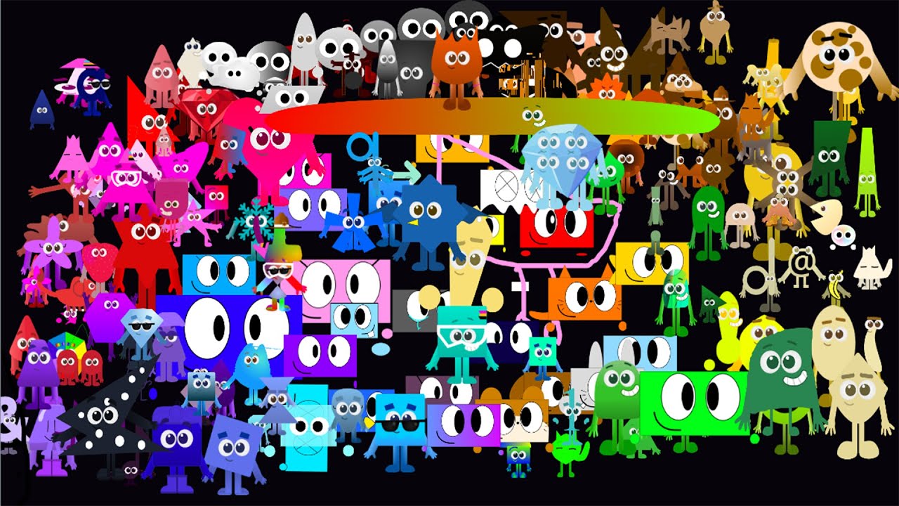 Official Colourblocks Band but its Mega  EXTREME COLOR BLOCKS BAND in Colourland @Colourblocksband