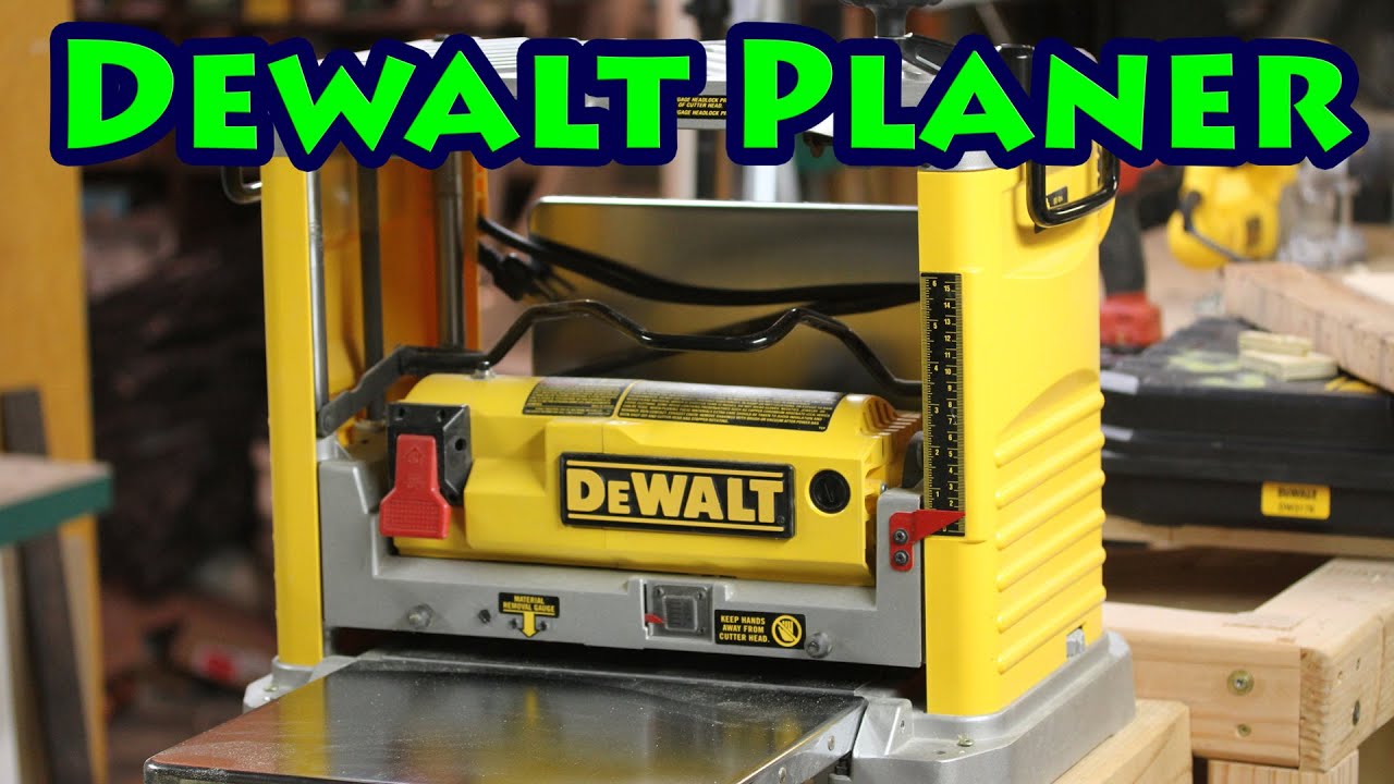 Dewalt DW734 Planer Review