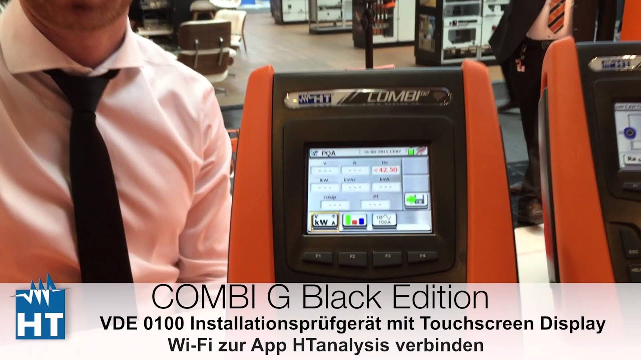 VDE 0100 Multifunktions Installationstester  HT Combi G3 Analysator für Netz Wärmebildkamera
