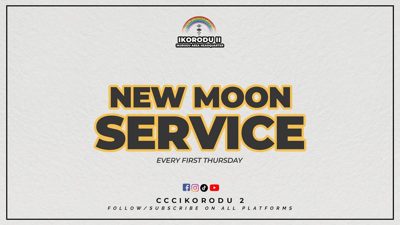 NEW MOON SERVICE DECEMBER 2025