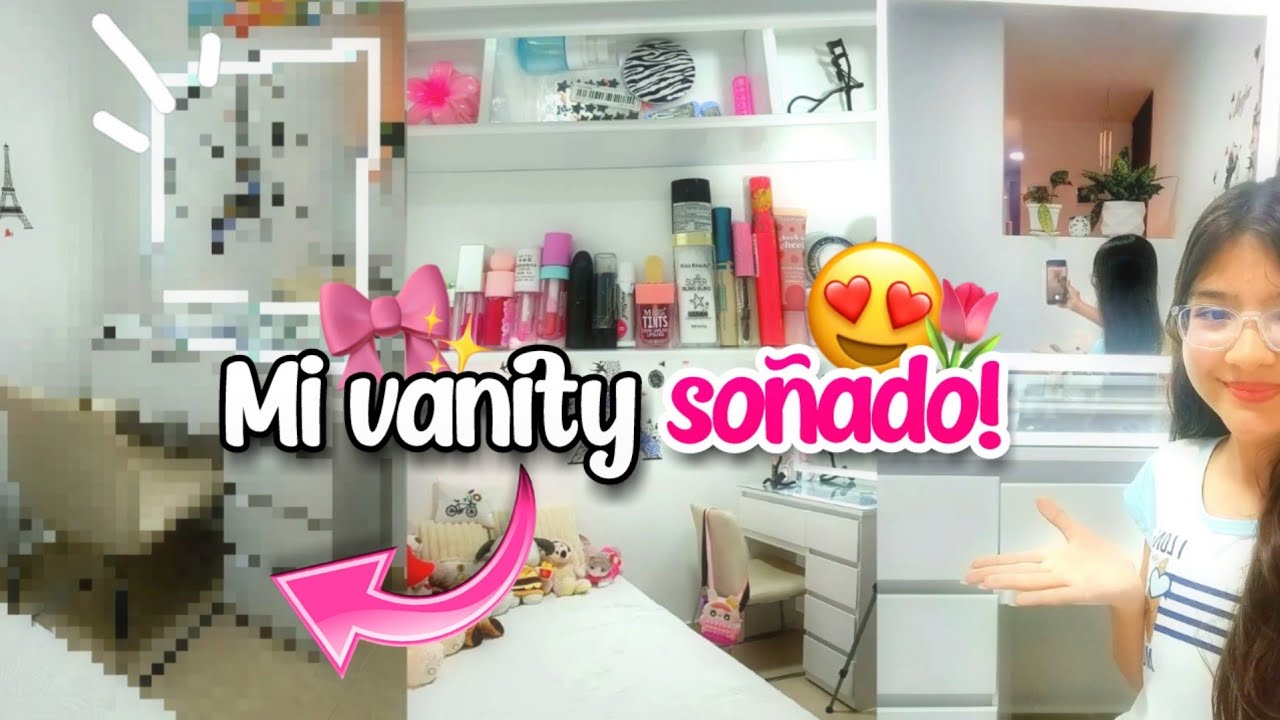 Mi nuevo Vanity 🎀✨ || Unboxing y Organización 🫧 Así quedo 🤩