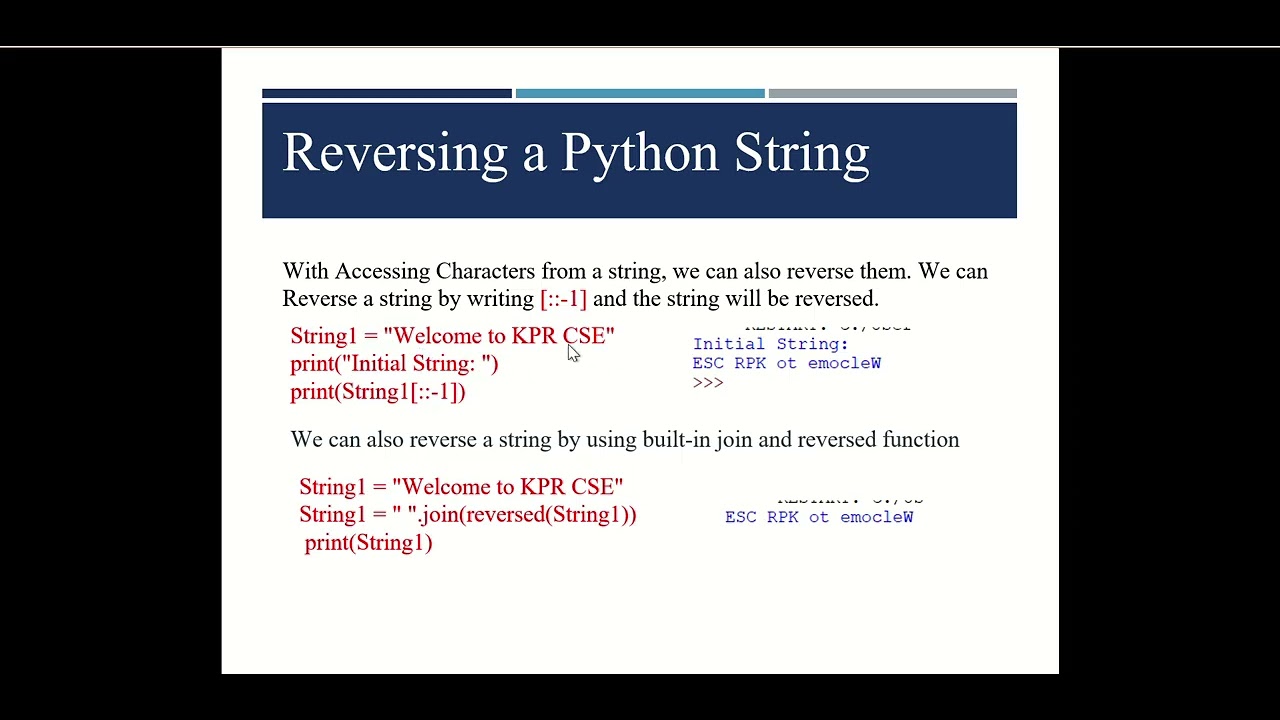 Formatting of Strings