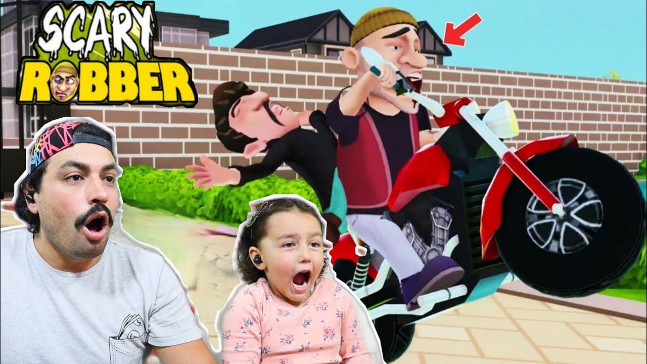 ACEMİ HIRSIZLAR MOTORDAN UÇTU 😰 | Scary Robber Home Clash