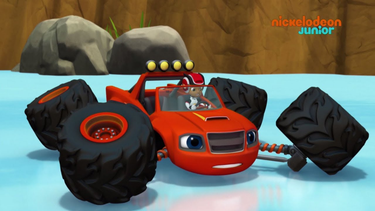 Blaze et les Monster Machines | Le gâteau de Darington | NICKELODEON JUNIOR