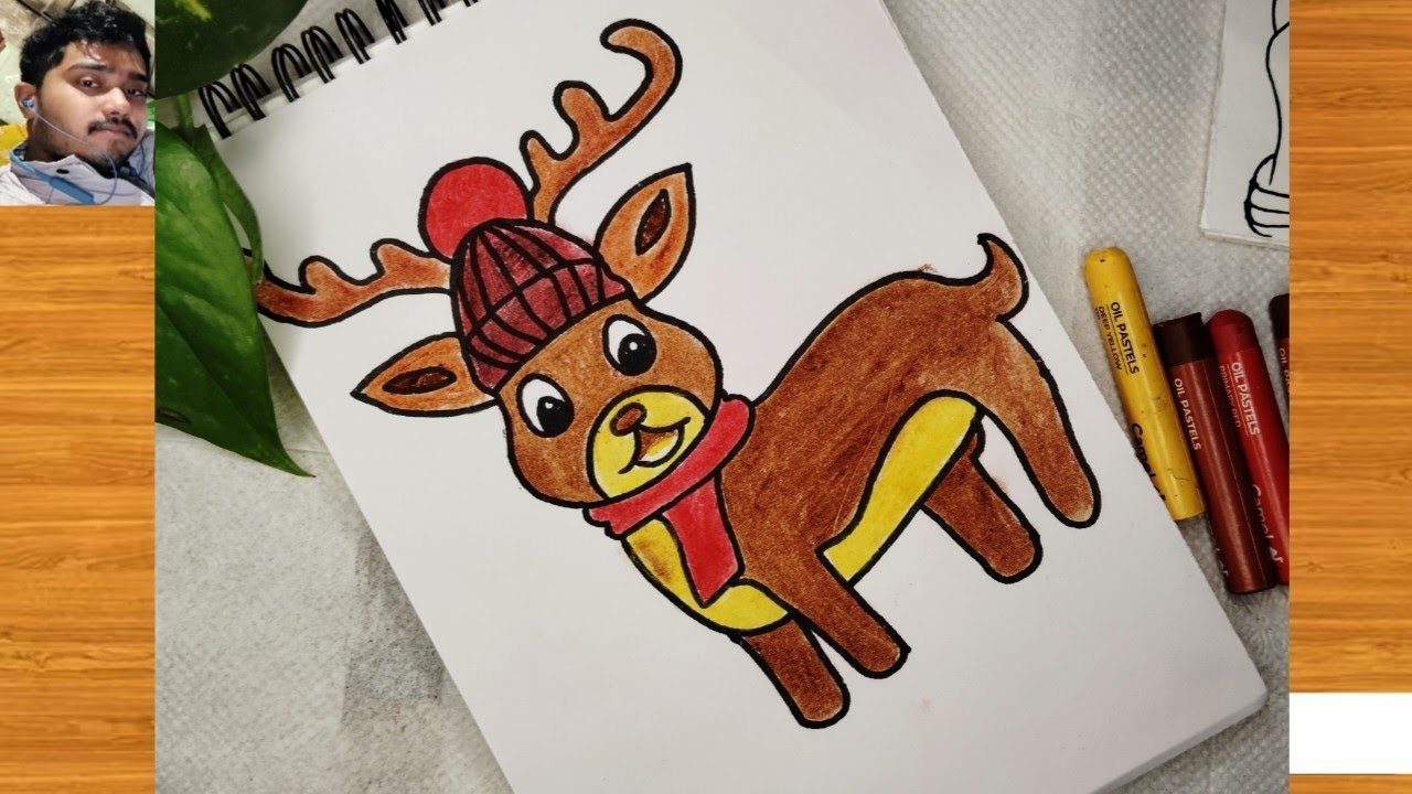 santa claus deer colour #shortsfeed 