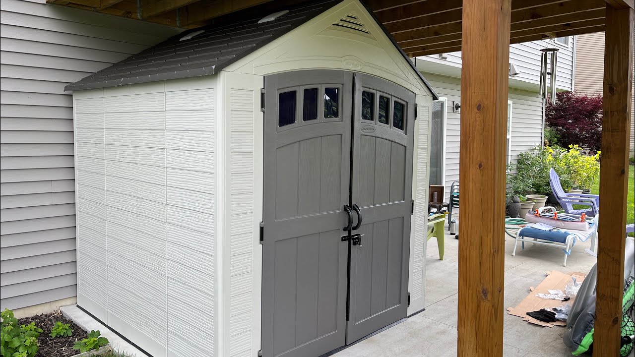 Suncast Cloverdale Resin Shed 7x7