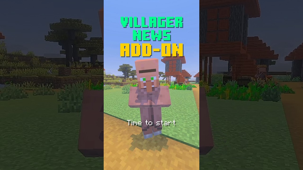 HILARIOUS Villager News Addon Voicelines! #shorts