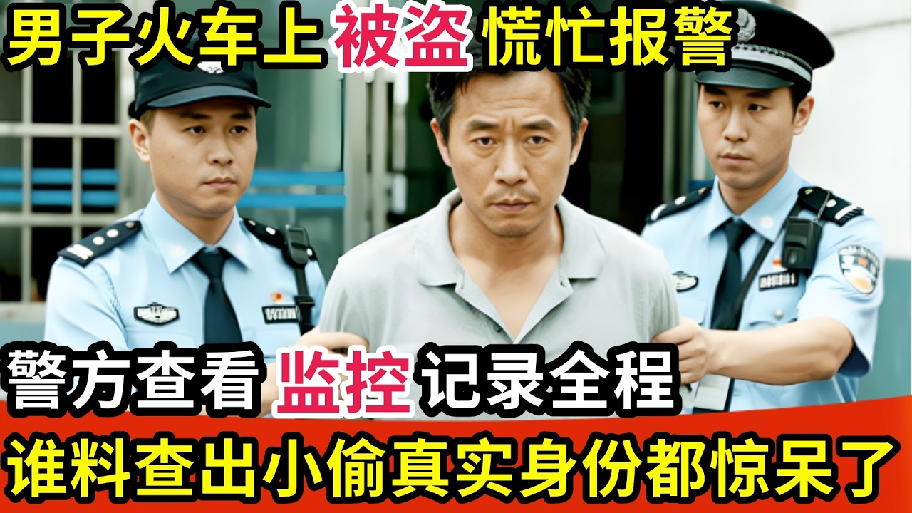 男子火车上被盗慌忙报警,警方查看监控记录全程,谁料查出小偷的真实身份都惊呆了【纪实故事】