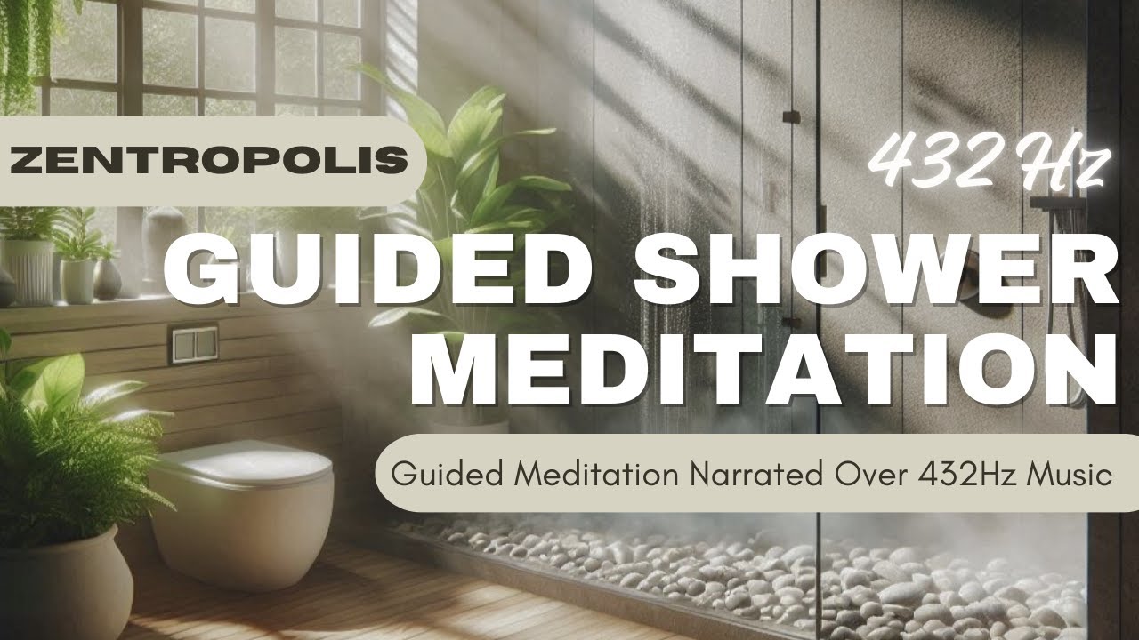 Guided Shower Meditation - Narrated Over 432 Hz Music