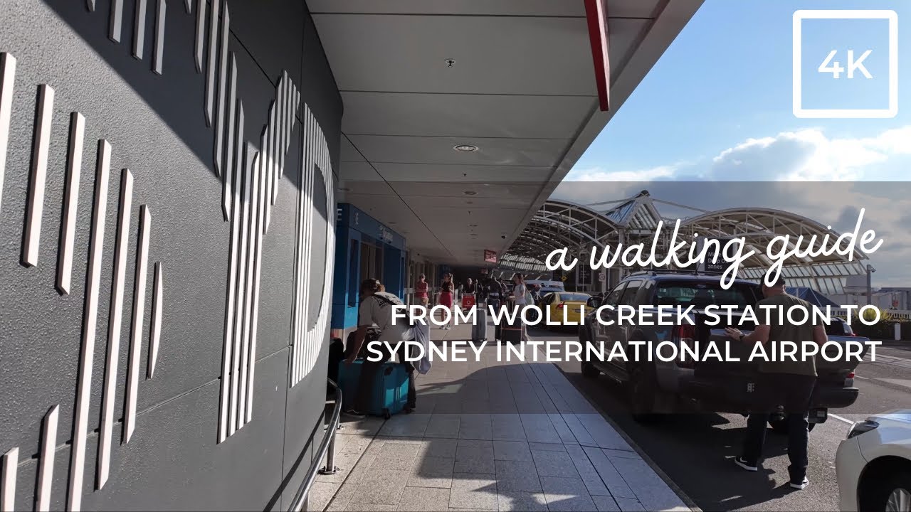 Walk | Wolli Creek Train station, Sydney International Airport | Sydney, Australia | ASMR | 4K
