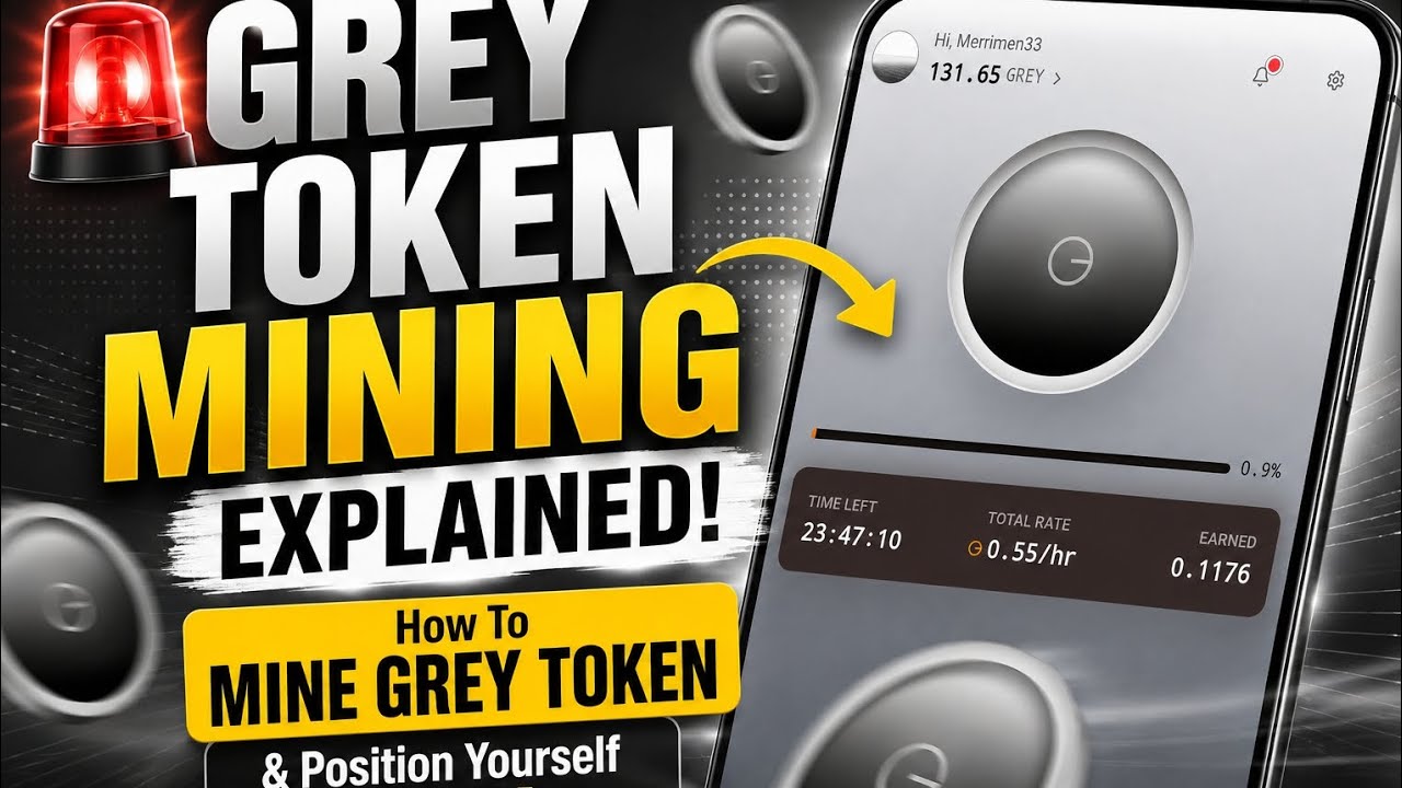 🚨 GREY TOKEN MINING EXPLAINED! How To Mine Grey Token & Position Yourself To Earn More.
