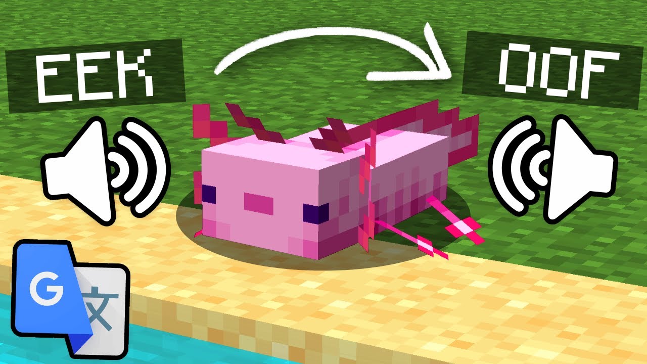 Я пропустил каждый звук Minecraft через Google Translate 10 000 раз...