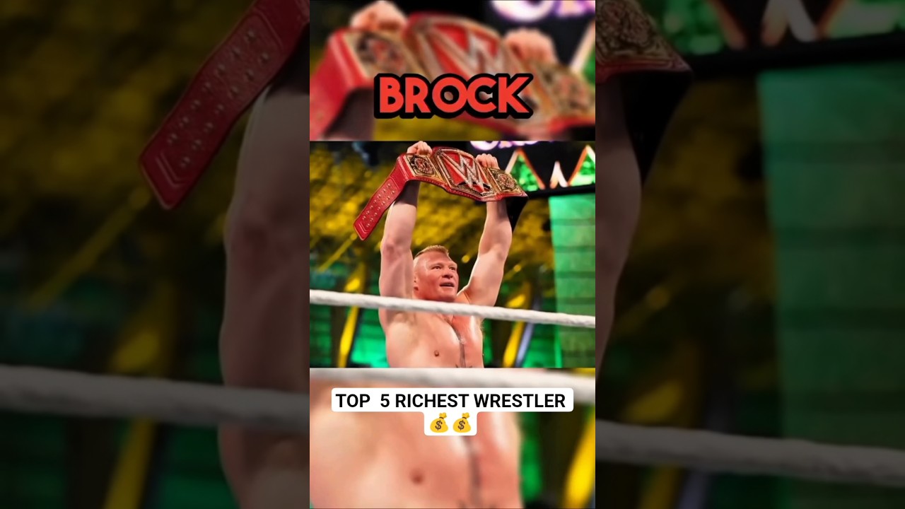Top 5 Richest Wrestlers💰#wwe##RichestWrestlers