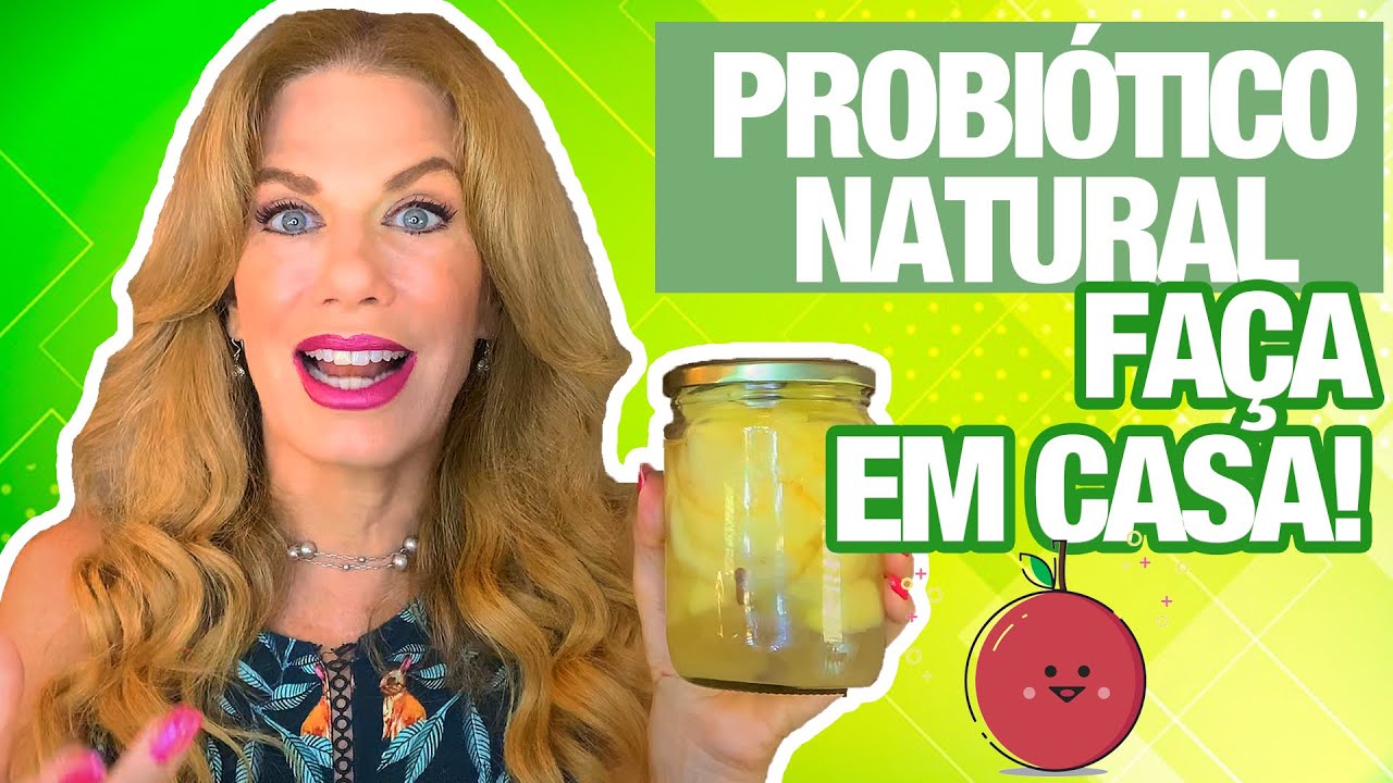 FAÇA seu PROBIÓTICO em CASA: Probiótico de MAÇÃ! | Carina Palatnik