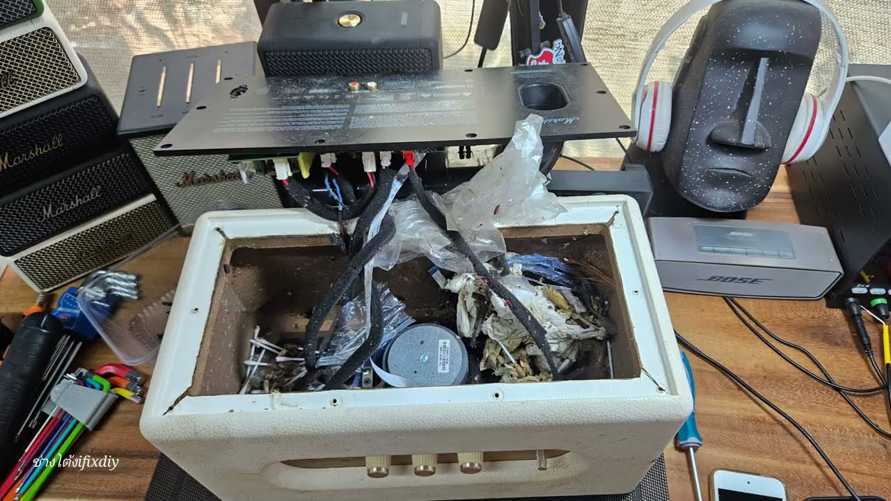 Marshall stanmore 2 หนูเข้า ทำบ้านเต็มตู้ลำโพง