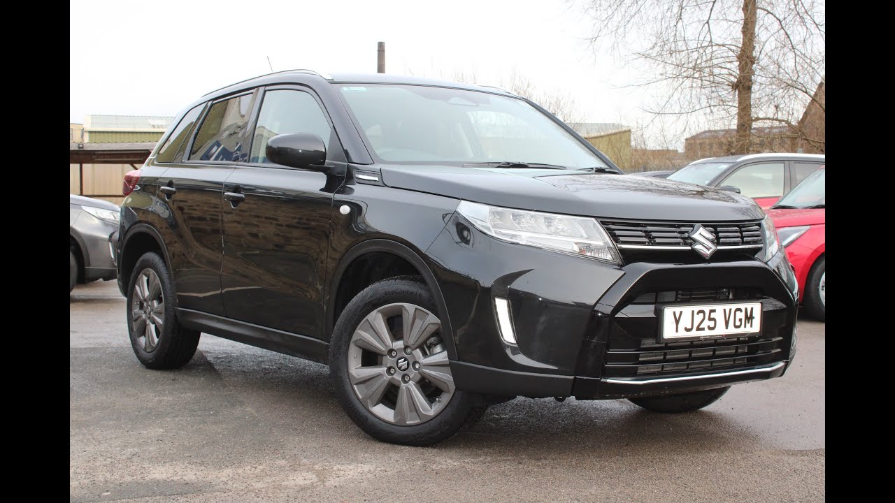 Suzuki Vitara Motion 1.4 BoosterJert MHEV 5dr Super Black Pearl 2025 (YJ25 VGM).