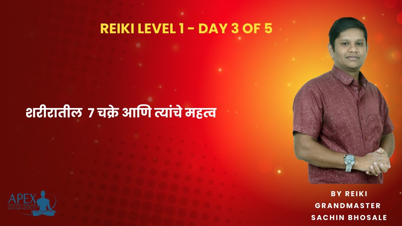 Reiki Level 1 – Day 3 (Evening Batch) | Aura Protection & 7 Chakras Healing