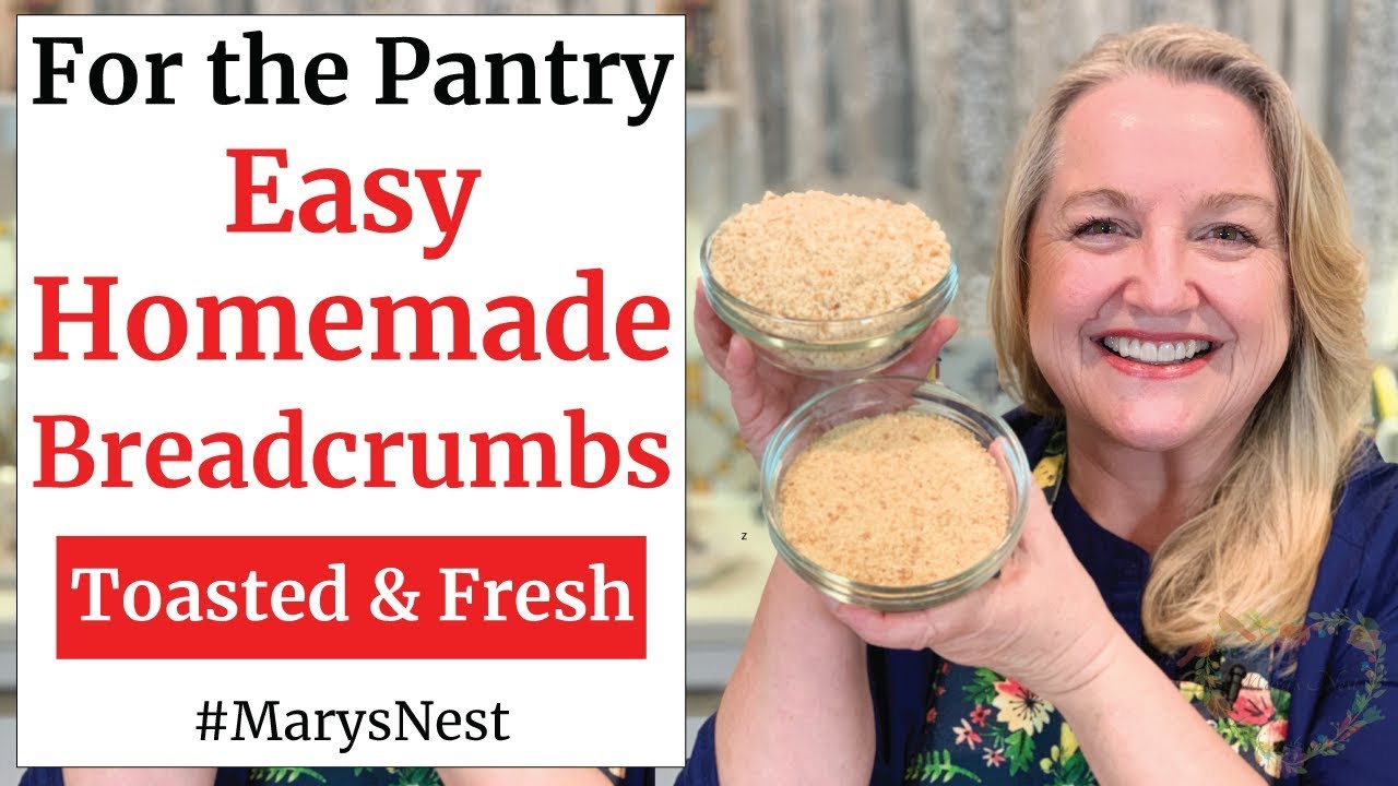 Homemade Bread Crumbs - Fresh, Toasted, and Easy Panko Breadcrumbs