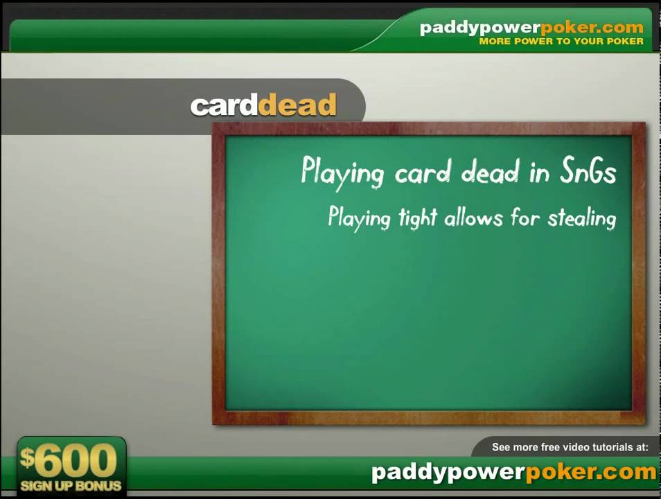 How to play Card Dead in poker.