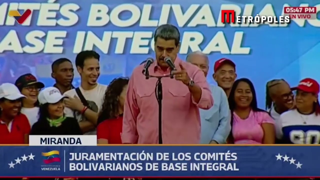 Maduro canta “Imagine” de John Lennon para pedir paz em meio à tensão com os EUA