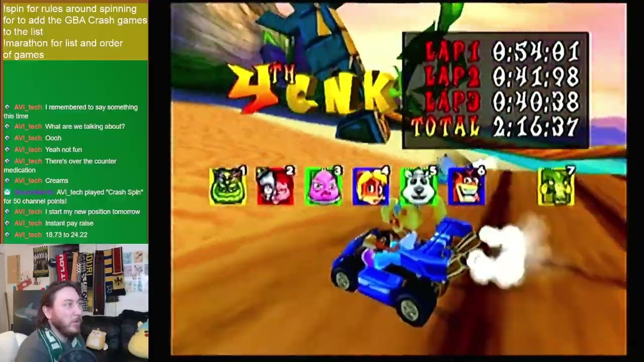 2-16-26 Crash Nitro Kart 100%ing
