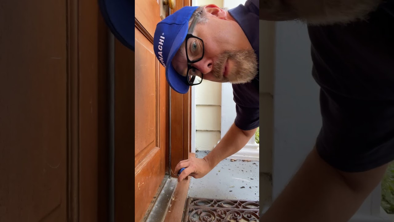 Finding wood rot during a home inspection. #homeinspection @internachi