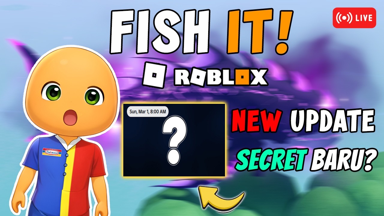 NEW UPDATE ADA SIKRIT BARU WARNA JANDAHH🫣 - FISH IT! ROBLOX INDONESIA