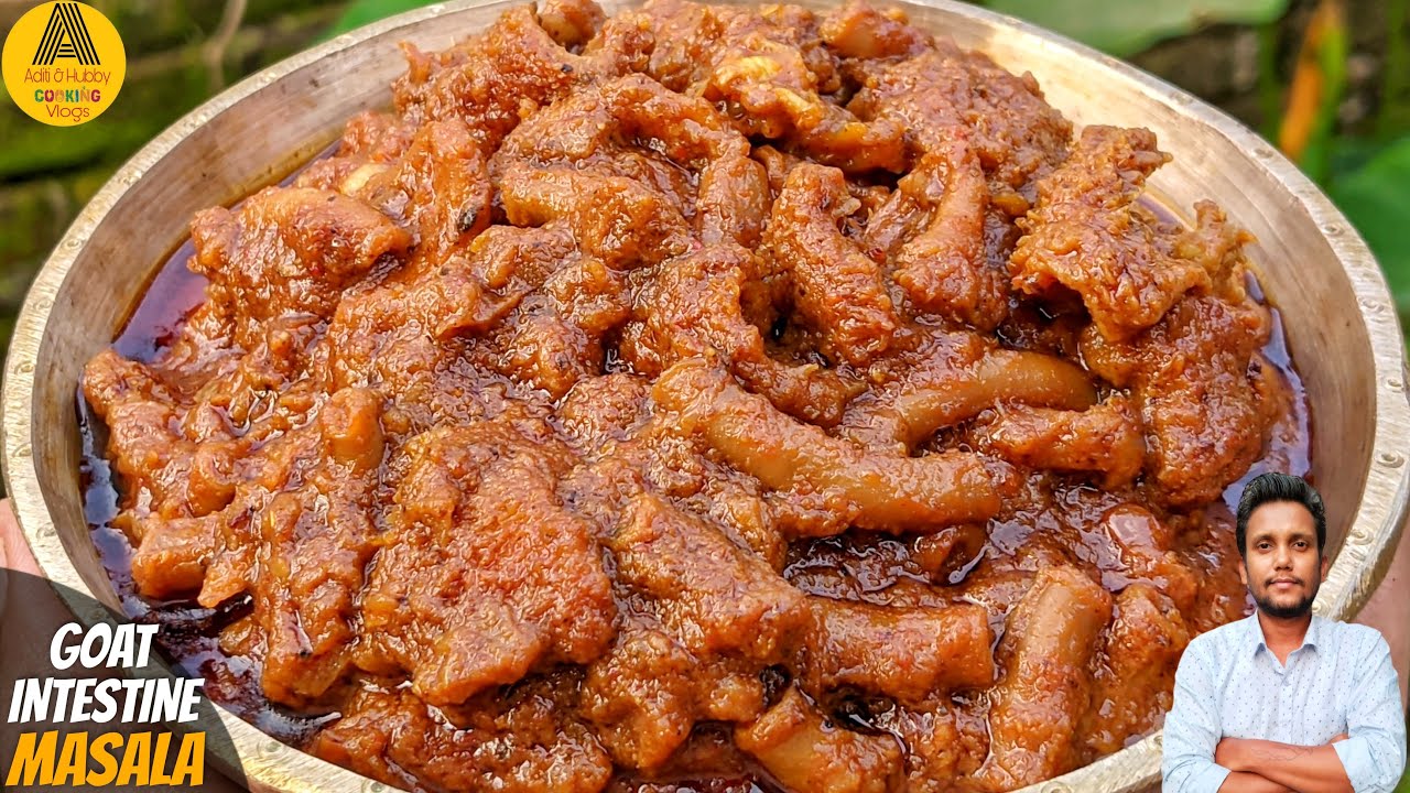 Cooking An Easy Dhaba Style Goat Intestine Recipe | Ojri Masala Recipe | Mutton Boti Curry