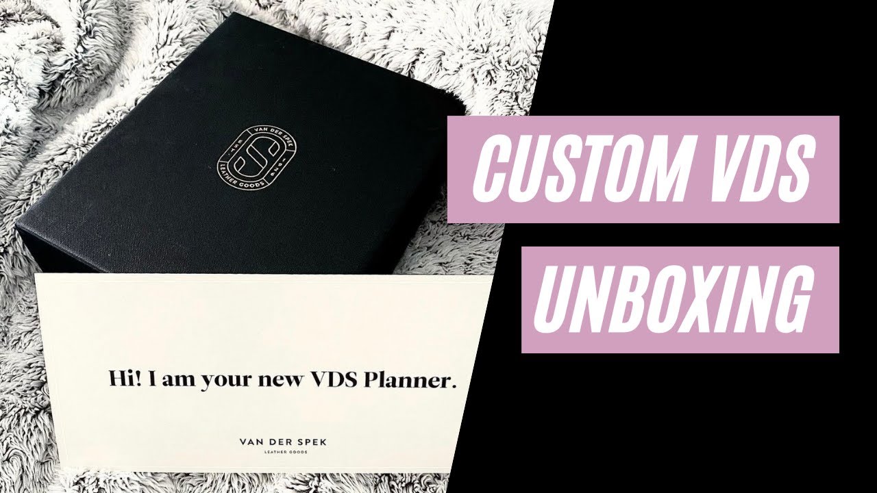 Custom VSD Unboxing | TM Noir | Personal Size Planner/Wallet