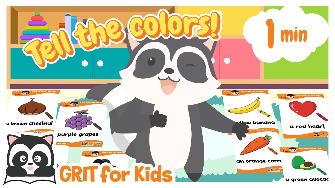 Tell the Colors Lesson | Listen-Say-Repeat | English Lesson| Preschool| Nursery school