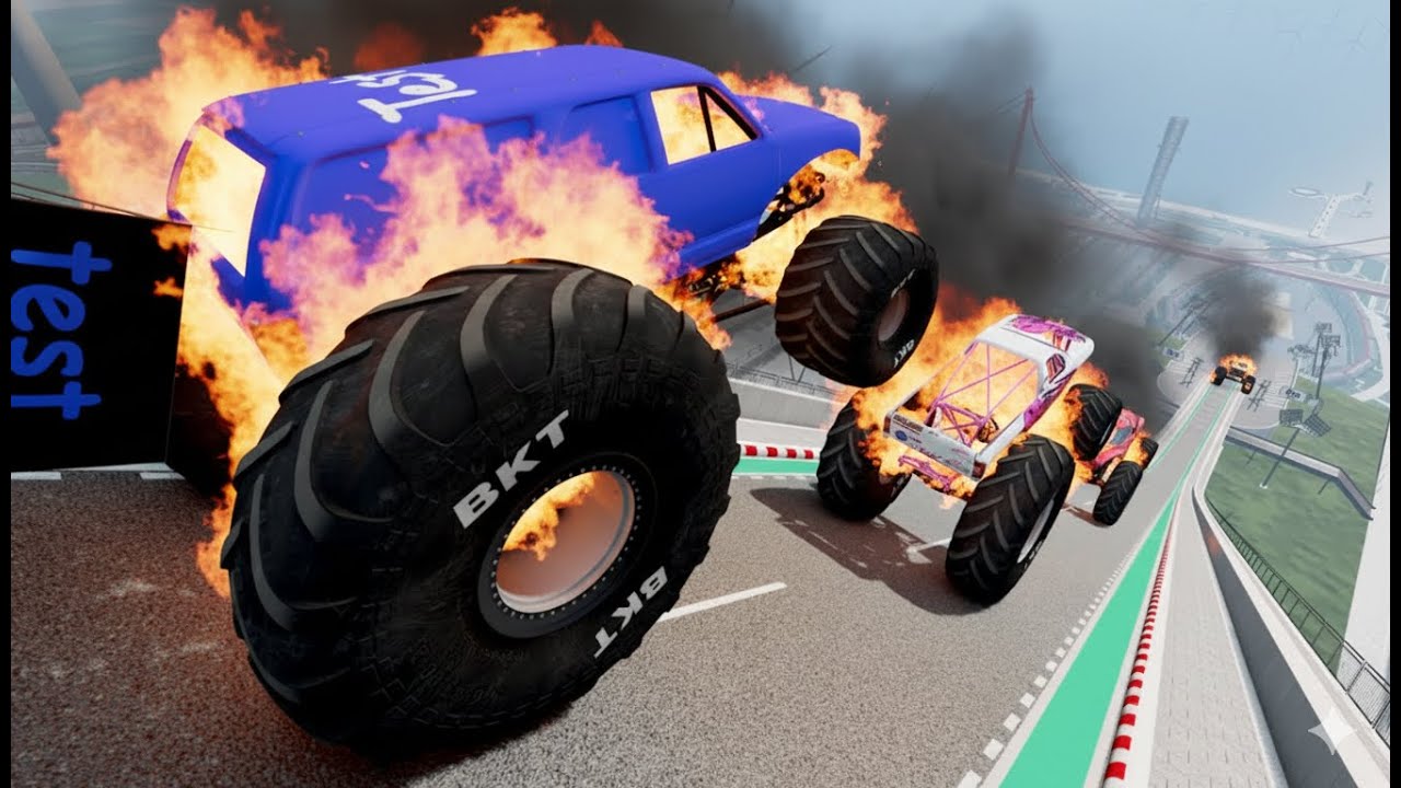 Random Car - Epic Car Jumps & Crashes # - BeamNG.Drive