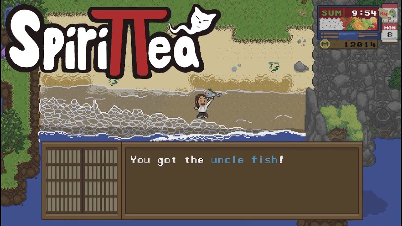SpiritTea gameplay: fishing