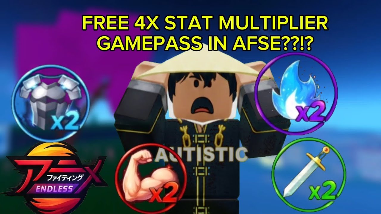 HOW TO GET FREE 4X STATS MULTIPLIER IN ANIME FIGHTING SIMULATOR ENDLESS (AFSE) 