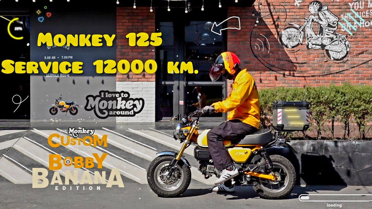 Monkey 125 เช็คระยะ 12000 กิโลเมตร หมดไปกี่บาท ?