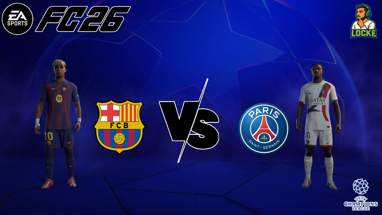 EA FC 26 | BARCELONA X PSG | YAMAL X DEMBELE | FASE DE LIGA | CHAMPIONS LEAGUE