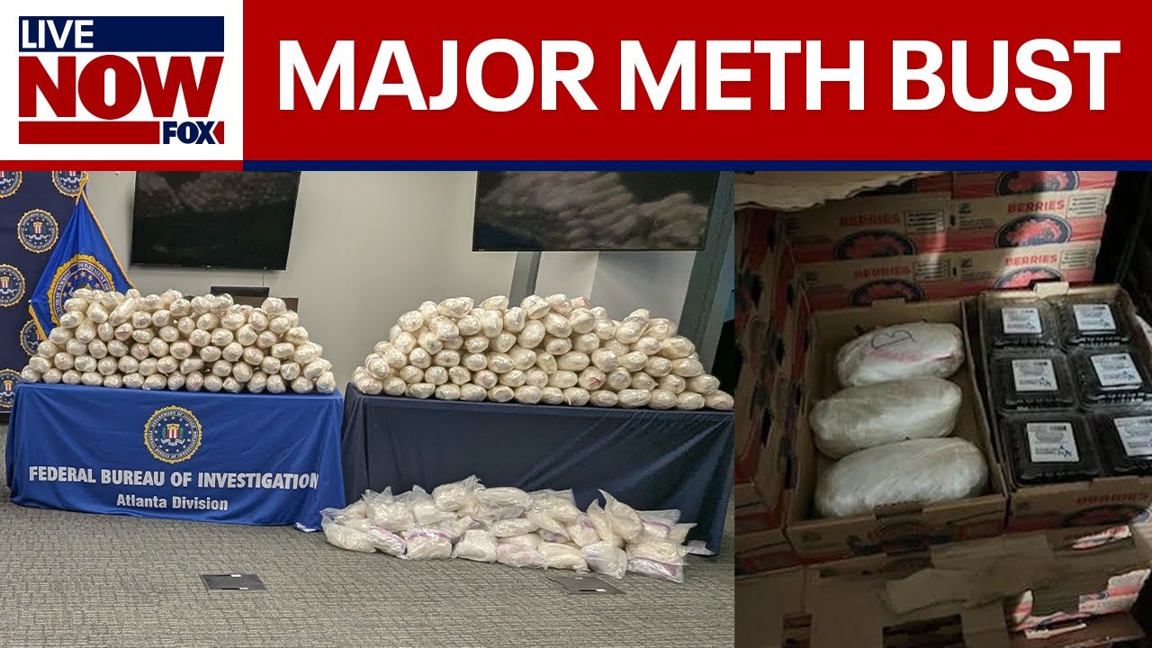 Feds seize 1,500+ pounds of meth hidden in blackberry shipments
