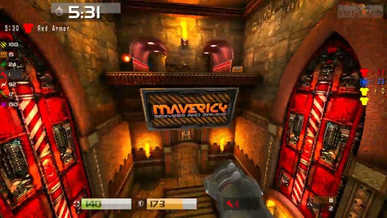 Quake Live: Duel T1HOL vs AccidenT Um3hara bloodrun