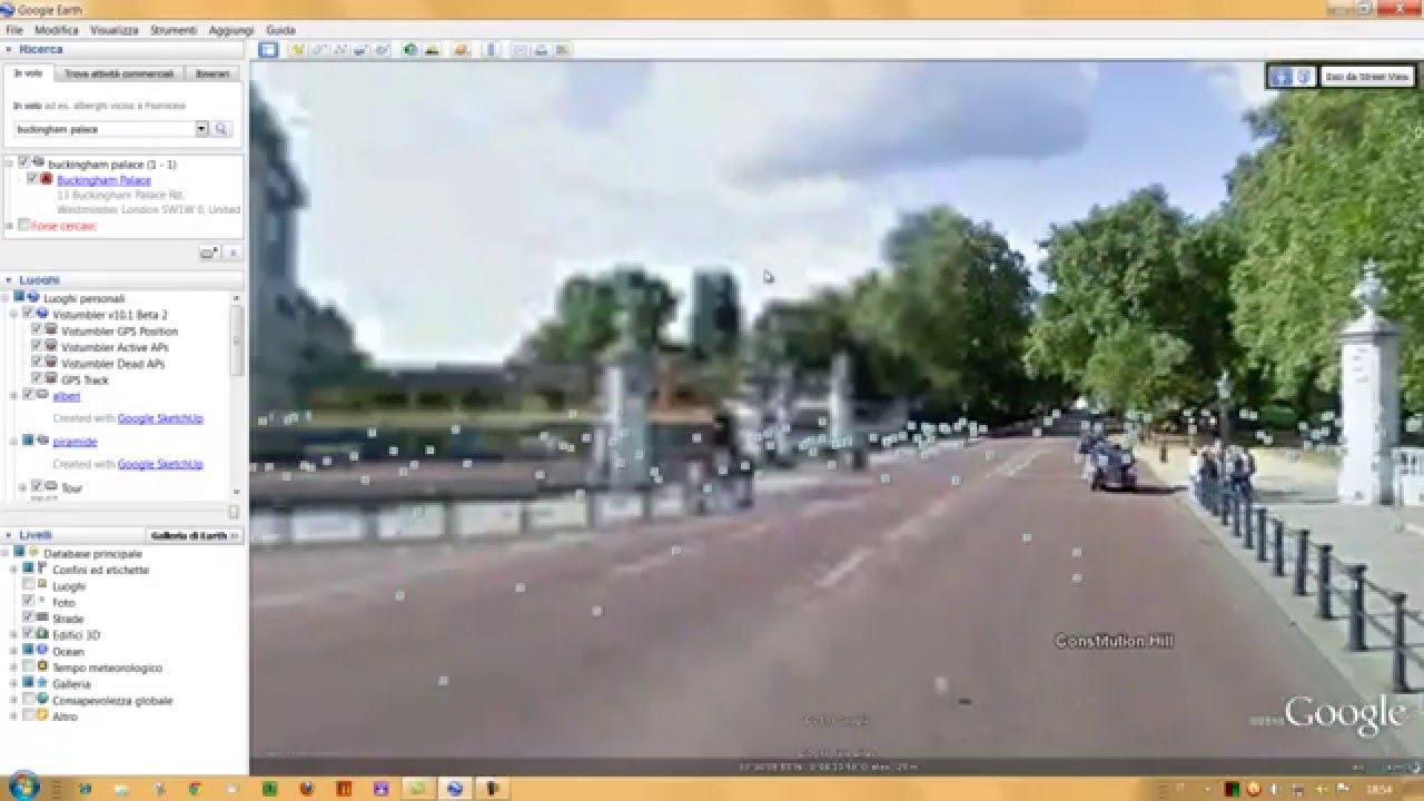 Tour Virtuale a Londra con Google Earth