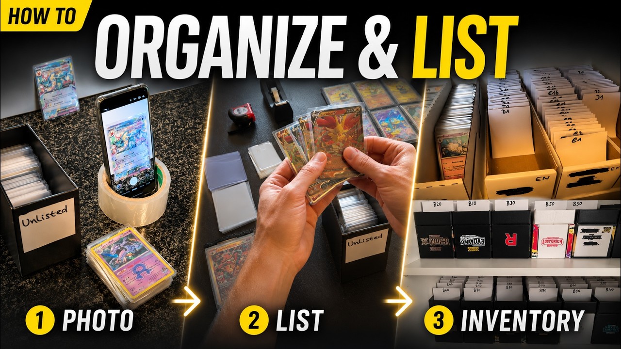 How to Inventory and List Pok&eacute;mon Cards (Full Tutorial)