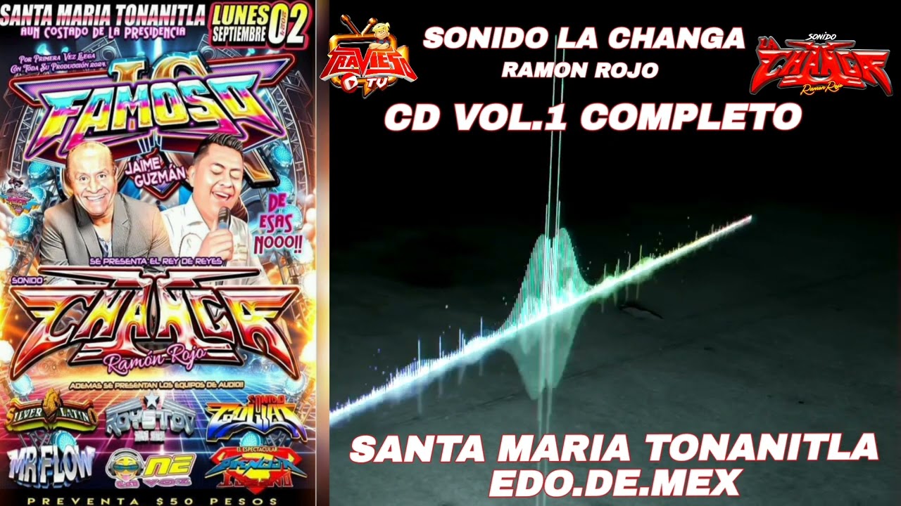 🔥SONIDO LA CHANGA || RAMON ROJO VILLA TONANITLA EDO.DE.MEX 💿 CD VOL.1 COMPLETO 🎥 TRAVIESO TV 🔥