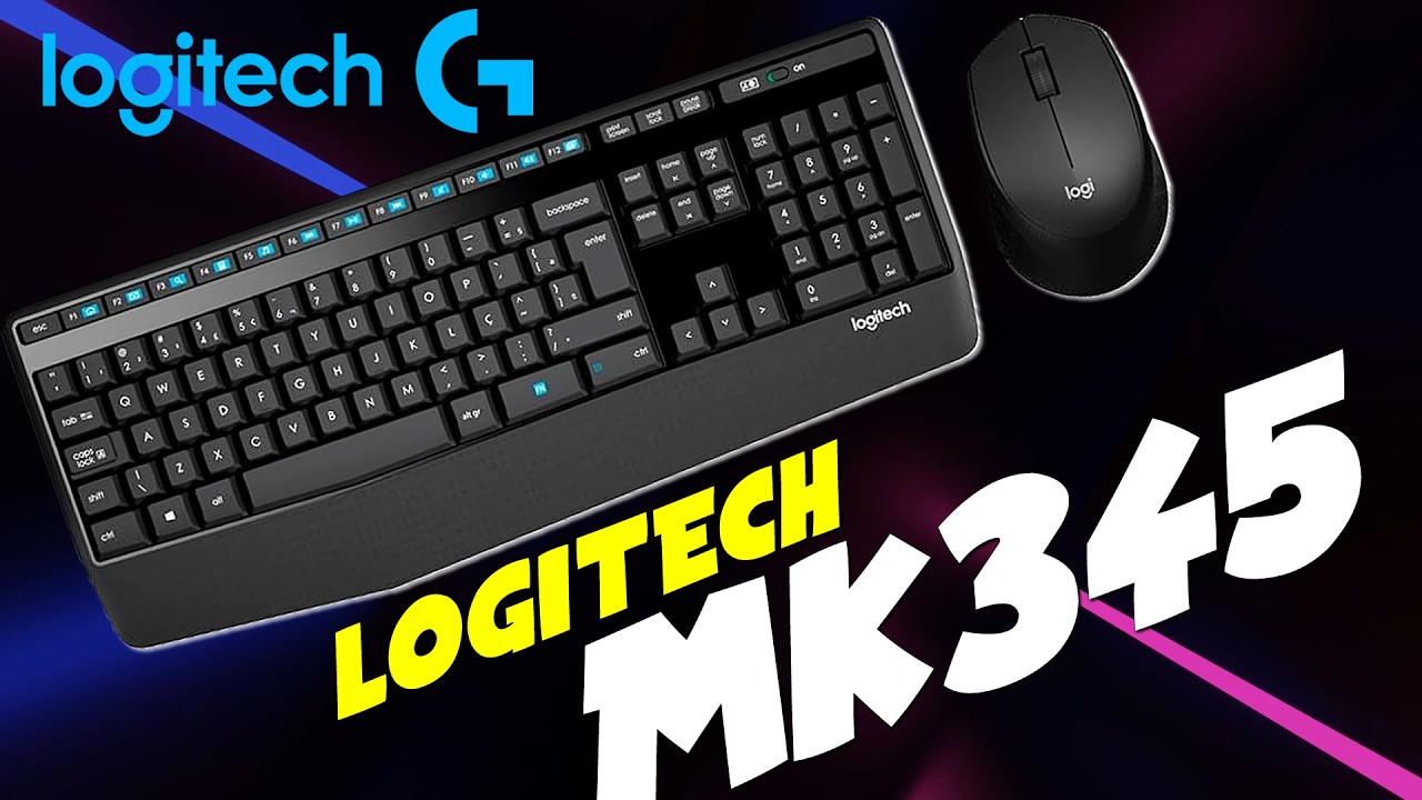 REVIEW: LOGITECH MK345 TECLADO e MOUSE - Teste no PC e TELEFONE