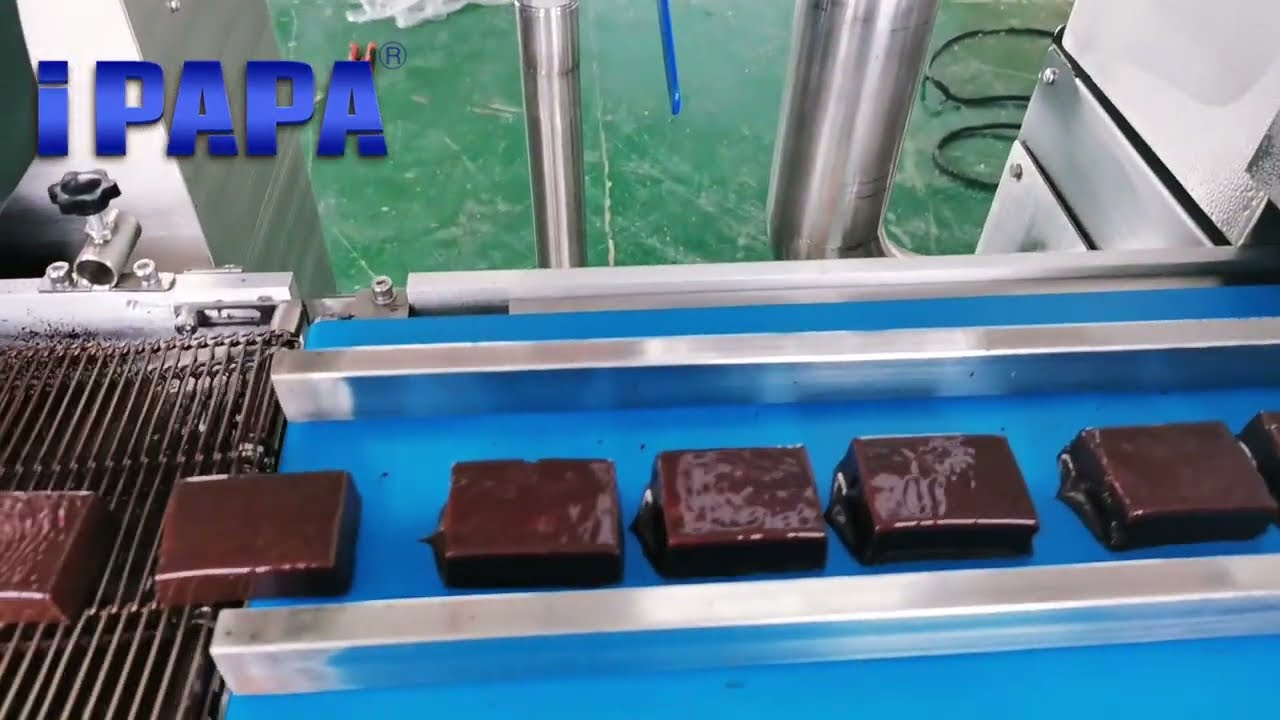 PAPA P307 mini chocolate dipped energy bar production machine for USA