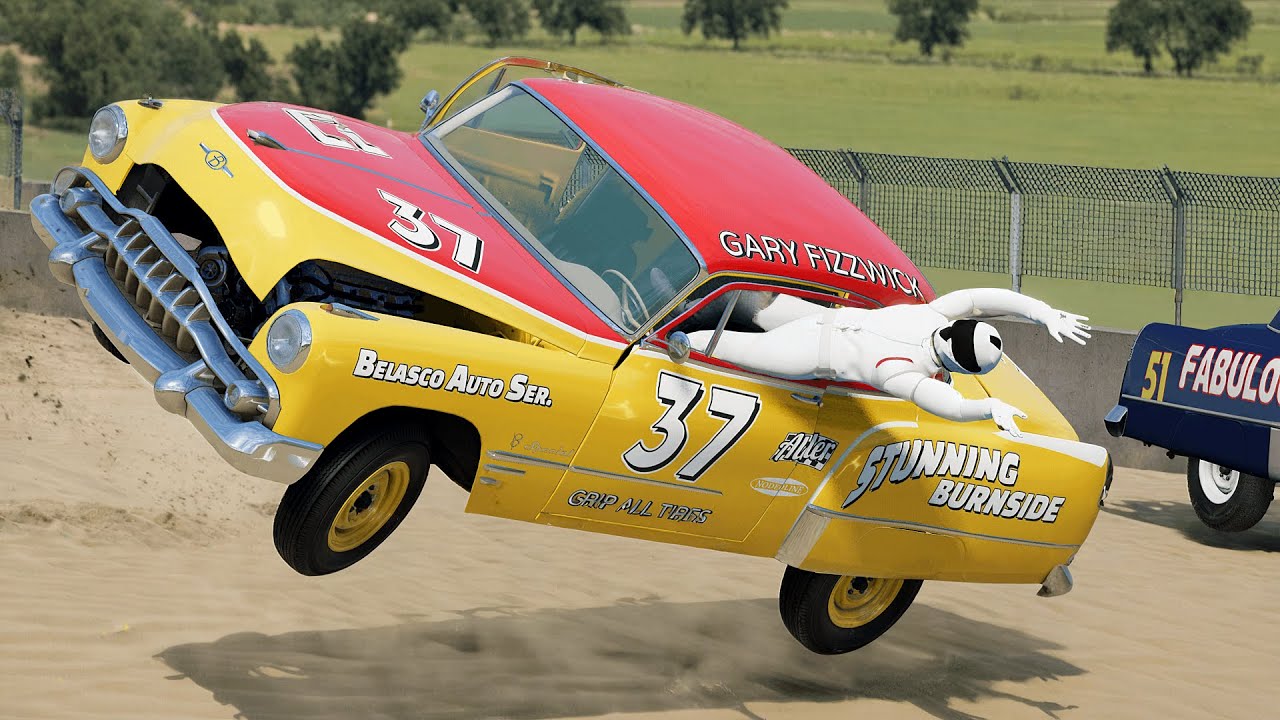 Satisfying Racing Rollover Crashes #58 | BeamNG Drive