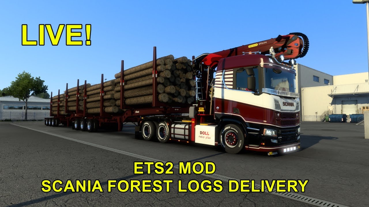 🔴 | ETS2 LIVE | SCANIA DOLL Long Wood Chassis (TEKLIC) 1.46 MOD TEST - DELIVERY - GAMEPLAY